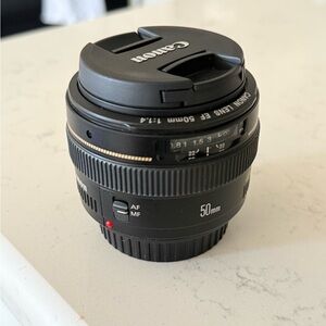 Used Canon EF 50mm f/1.4 USM Standard AutoFocus Lens
